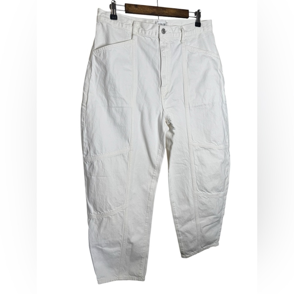 Agolde Mara Barrel Jean in Milkshake - Picture 5 of 15
